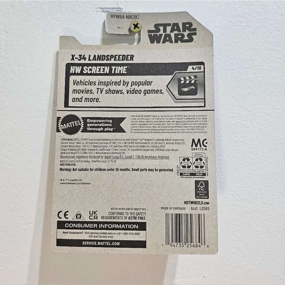 Hotwheels Star Wars X-34 Landspeeder